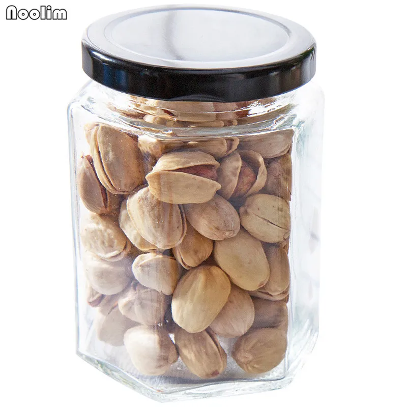 NOOLIM большая стеклянная герметичная банка прозрачная бутылка резервуары для