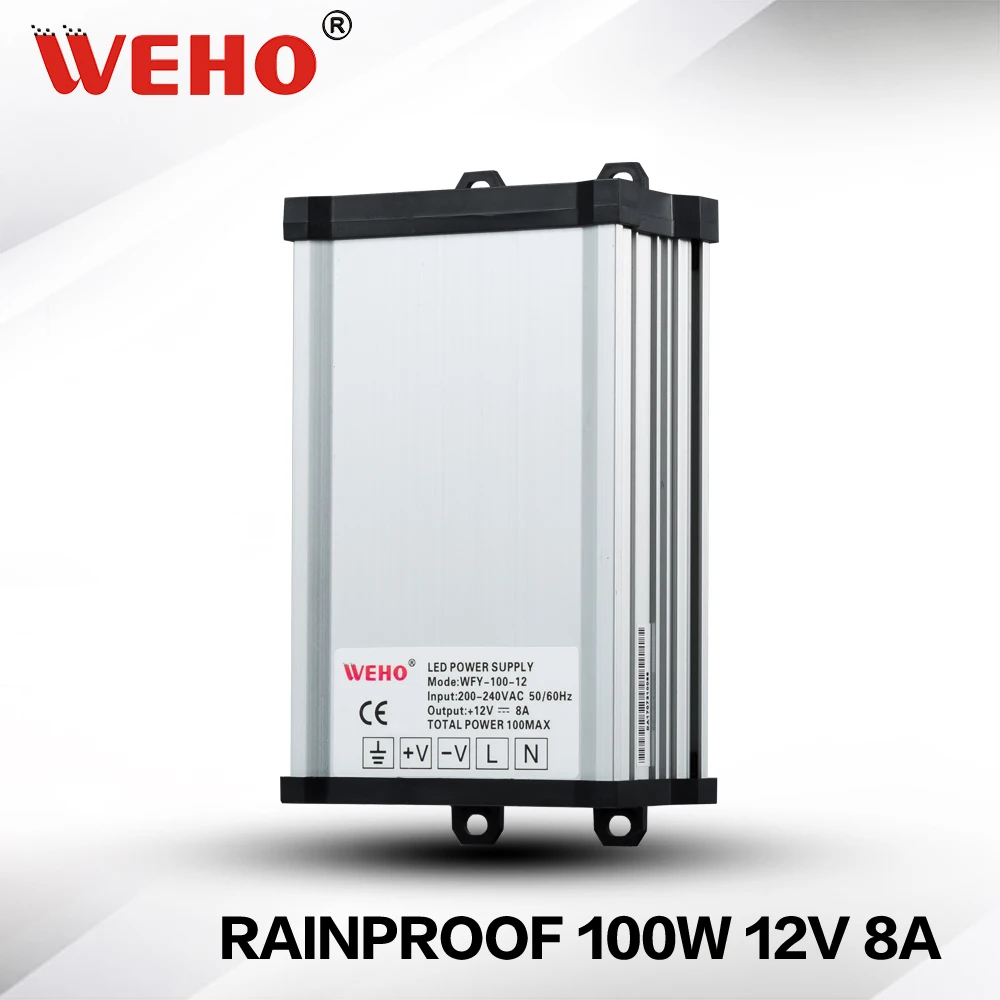 (Wfy-100-12) weho непромокаемые AC к DC Постоянное напряжение 100 Вт 12 В 8.3a источника питания