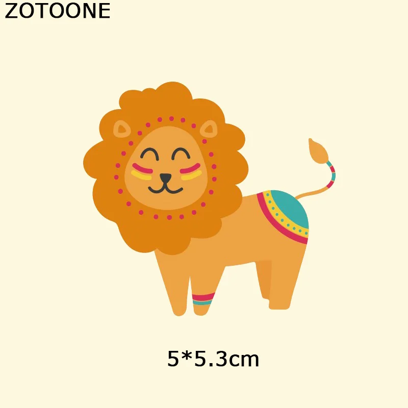 25 ZOTOONE набор патчей для животных, железная передача, сова, собака, кошка, нашивки в форме единорога для детской одежды, сделай сам, аппликация, теплопередача, виниловые наклейки - Цвет: 25