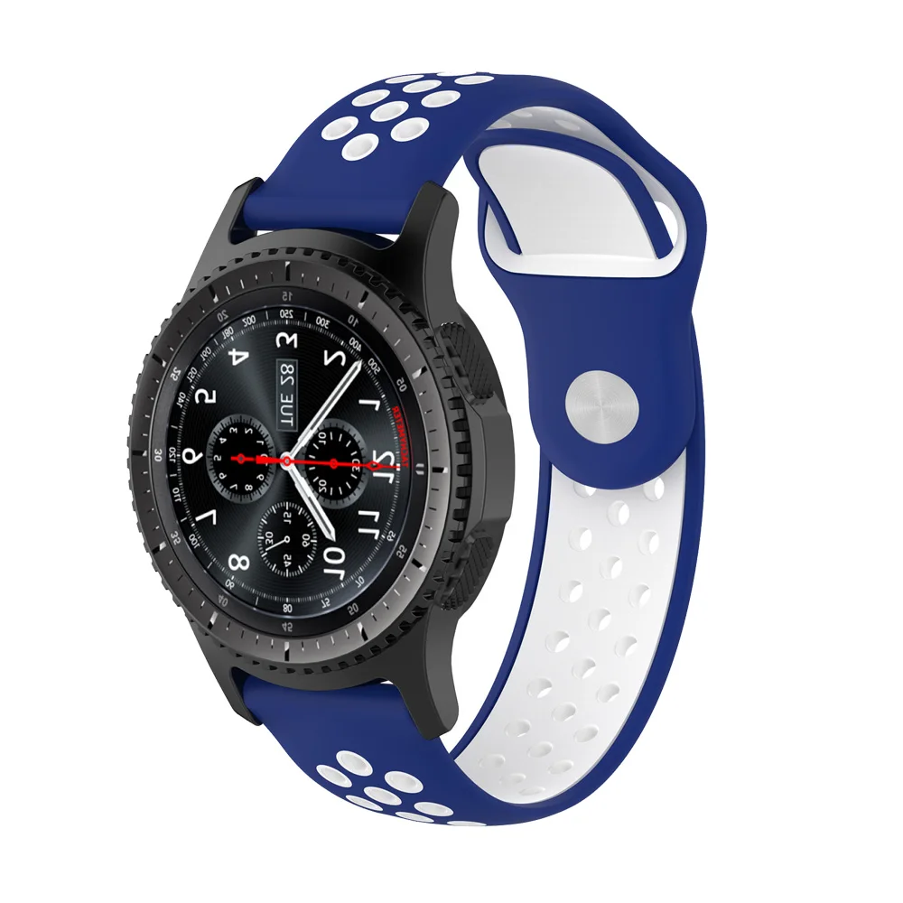 Двухцветный сменный ремешок для часов 20 мм Xiaomi Huami Amazfit Bip 22 на запястье Samsung gear S3