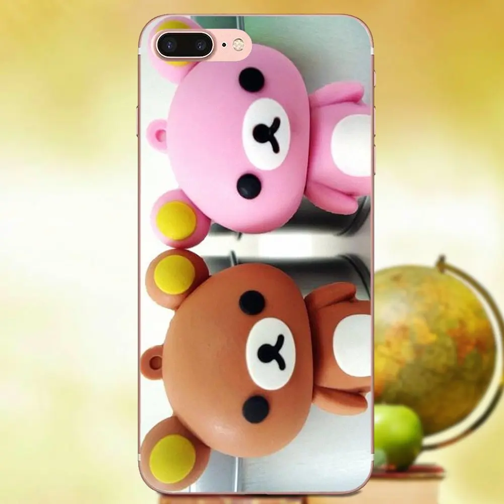 Bear Rilakkuma Usb для Galaxy J1 J2 J3 J330 J4 J5 J6 J7 J730 J8 2015 2016 2017 2018 mini Pro мягкий термополиуретановый