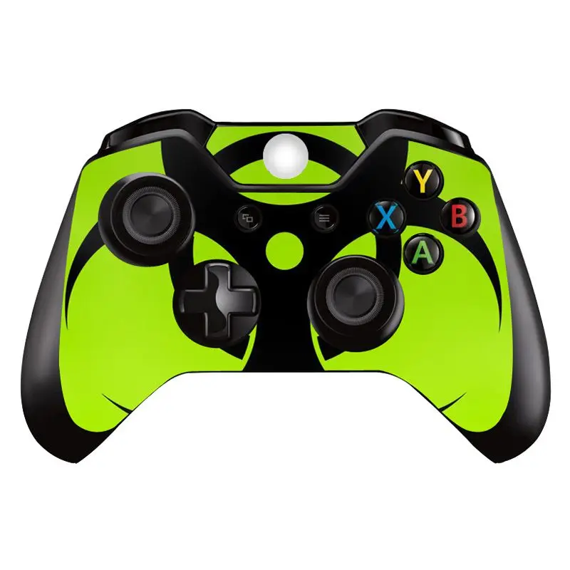 6 Виниловая наклейка с зелеными листьями для microsoft Xbox One/Slim Controller Защитная крышка для Xbox One Gamepad Skin - Цвет: 6