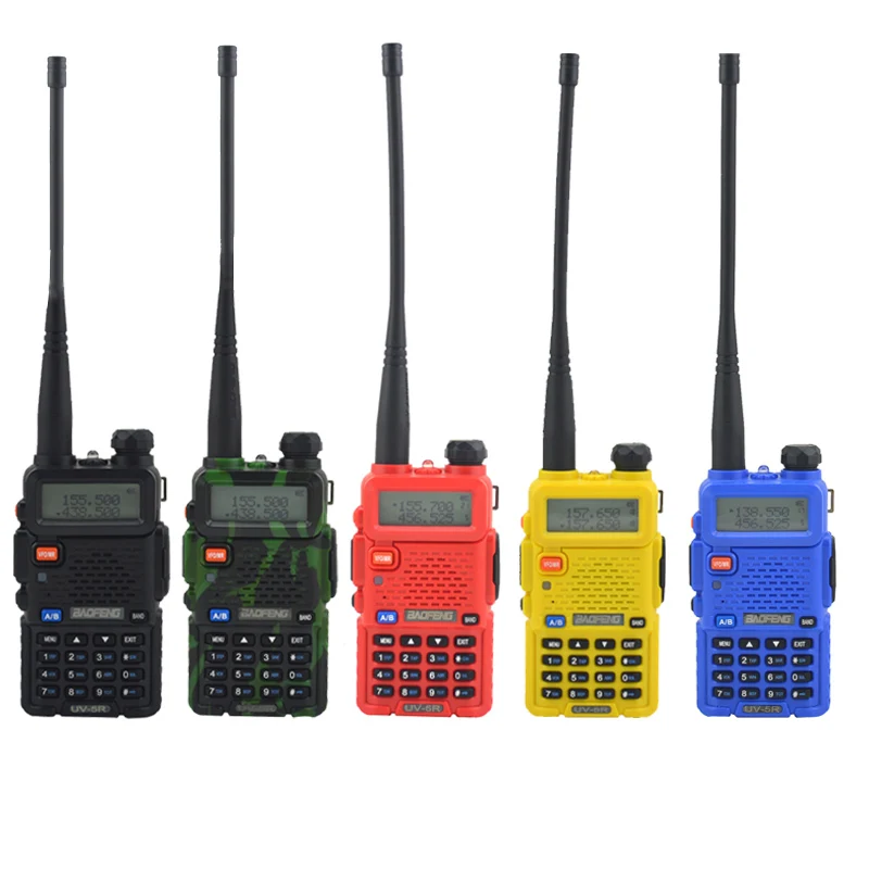 Двойная версия VHF 136 174 МГц и UHF 400 520 FM двусторонняя радиосвязь BAOFENG wallkie talkie с