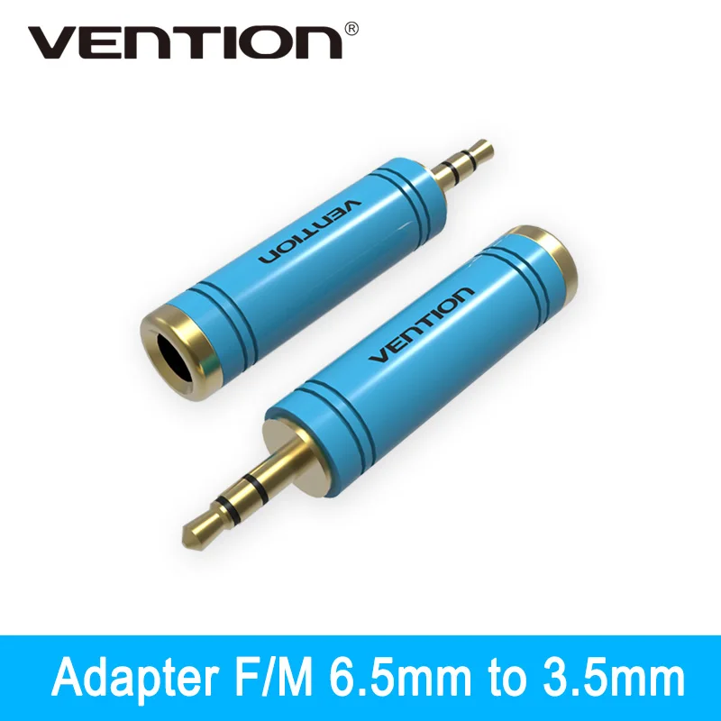 Vention New 1pcs Gold 3.5mm Male to 6.35mm Female Audio Adapter Jack Stereo Converter Cable For Microphone | Электроника
