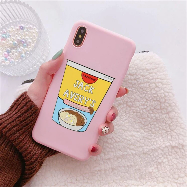 Цветной Мягкий силиконовый чехол jack avery для iPhone 6 6s 7 7plus 8 8plus X XS XR XSMAX|Бамперы| |