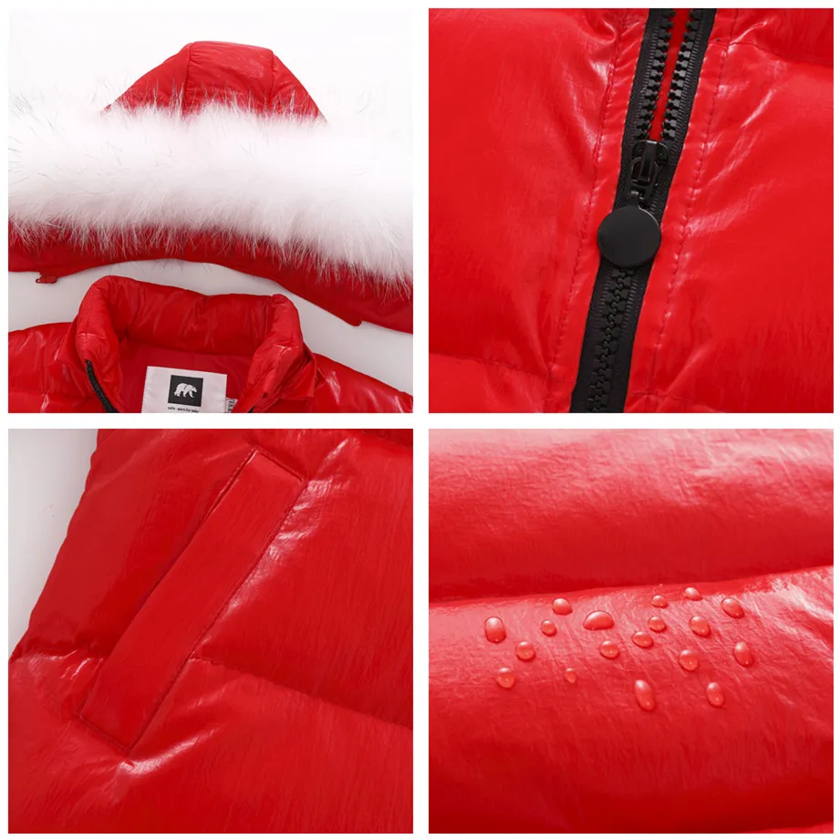 Orangemom brand jacket for girls coat 2-8 years Children's clothing boys outerwear cute red snowsuit kids winter clothes