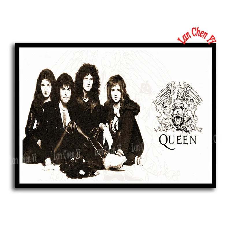 Queen Rock band бумажные плакаты с покрытием, домашний Декор, живопись, настенные Стикеры, бумажные плакаты 42*30 см