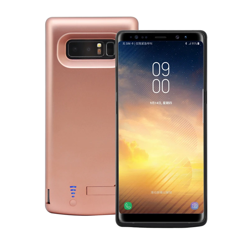 6500 мАч портативный резервный внешний аккумулятор чехол для samsung Galaxy Note 8 Внешний аккумулятор зарядное устройство чехол s для samsung Note 8 чехол питания