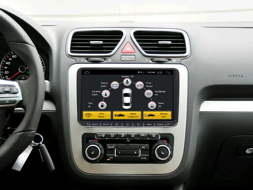 Android 8,1 автомобильный gps-навигация, dvd-плеер для Bora EOS модели Amarok, Caddy TOURAN Scirocco Sharan Seat TDA7851 wifi