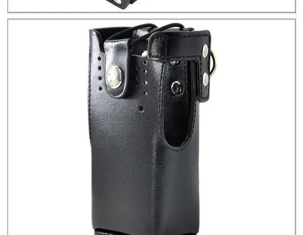 Кожаный чехол honghuismart Сумка держатель через плечо для motorola gp328 gp340 gp380 gp3188 ep450 ht750 и
