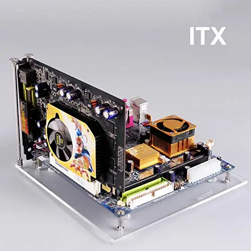 PC открытая рамка тестовая скамейка ITX Mini ITX материнская плата акриловый разгонный чехол для компьютера DIY Mod Базовая подставка