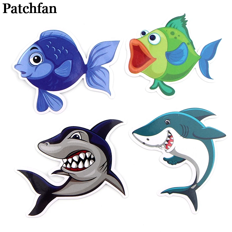 Patchfan 41 шт. морские организмы океана забавные буквы творческий DIY стикер мультяшка