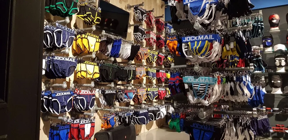 JOCKMAIL, модные мужские боксеры, соблазнительные, мужское нижнее белье, низкая талия, дышащий, ледяной шелк, мультяшный принт, гей, нижнее белье, игрушки, веселые мужские шорты