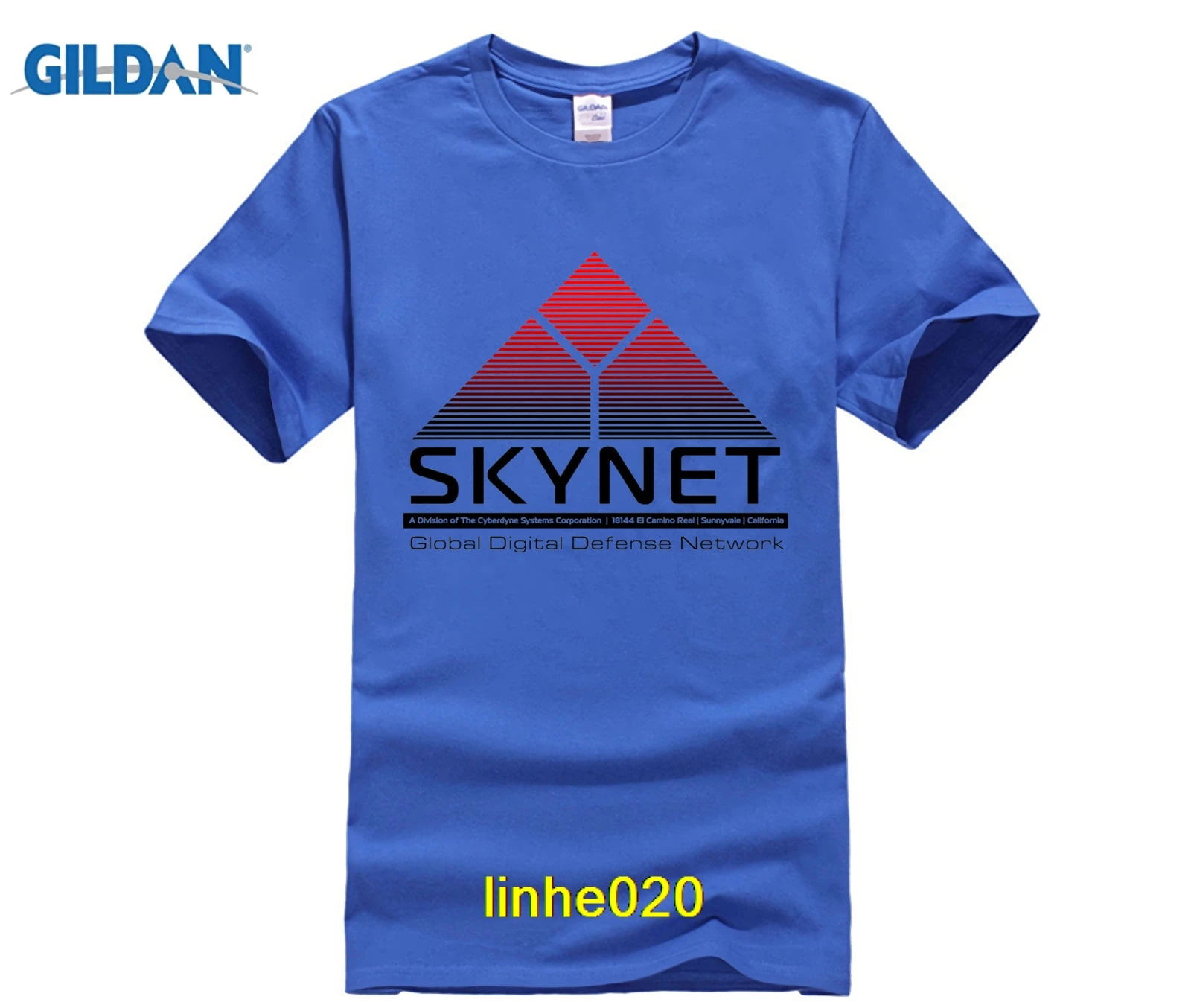 GILDAN SKYNET cyberdyne System Терминатор логотип фильм футболка (S 3XL) Хищник инопланетяне
