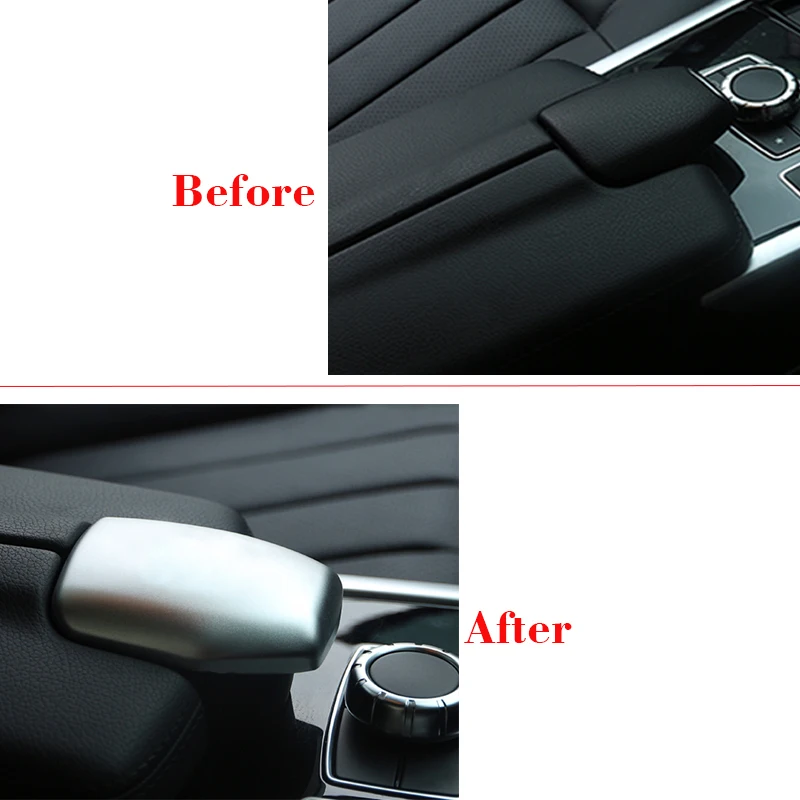 Aluminium alloy Armrest box switch button frame cover modified sequins For Mercedes BENZ GLS E Class E200L 300L 2012-2015 | Автомобили и