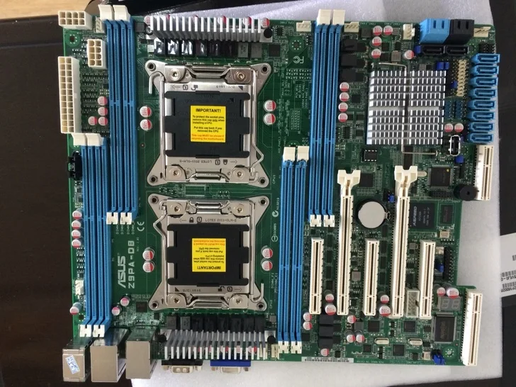 Оригинальная Серверная материнская плата для ASUS Z9PA-D8 LGA 2011 DDR3 8 память 64 Гб E5-2600 E5-2600 V2 настольная материнская плата