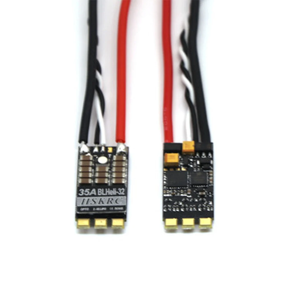 4 шт. HSKRC 35A BLheli_32 32 бит 2-6S Dshot1200 бесщеточный ESC с RGB светодиодный для радиоуправляемого дрона FPV гоночная запасная часть DIY аксессуары