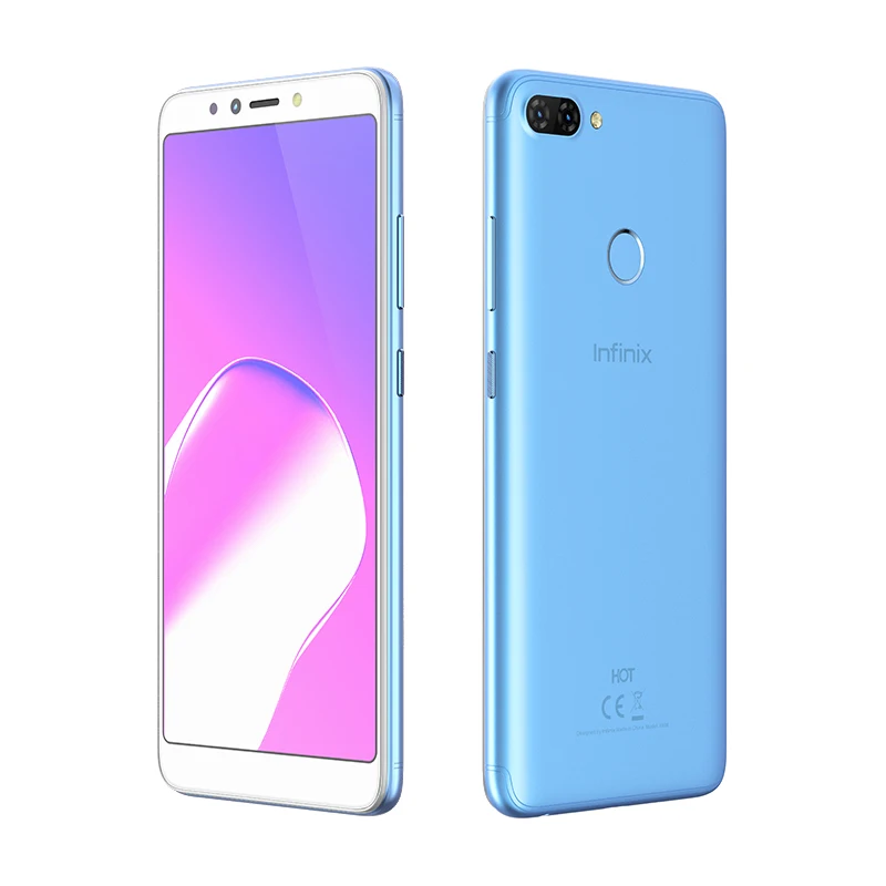 Infinix HOT 6 PRO смартфон 32G 3G двойная задняя камера Qualcomm Snapdragon 6," экран сотовый телефон Android 8,0 - Цвет: Blue