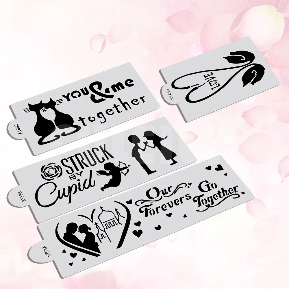 4 шт./компл. украшение для помадки искусственная кухня шаблон украшения форма