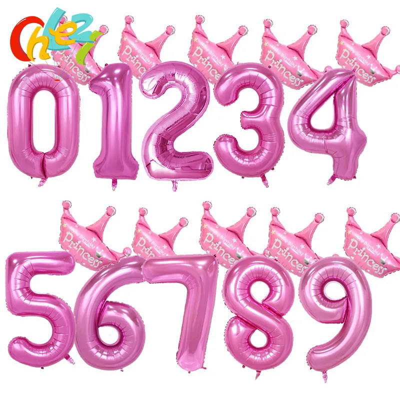 40-дюймовые зеркальные гелиевые шары мальчик девочка дети день рождения