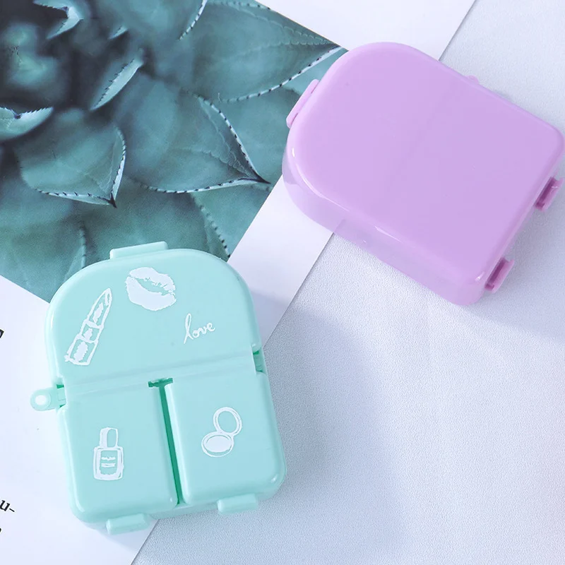 1Pc Refillable Bottles Multi-function Packaging Storage Box Portable Lanyard Jewelry Makeup Pill | Красота и здоровье