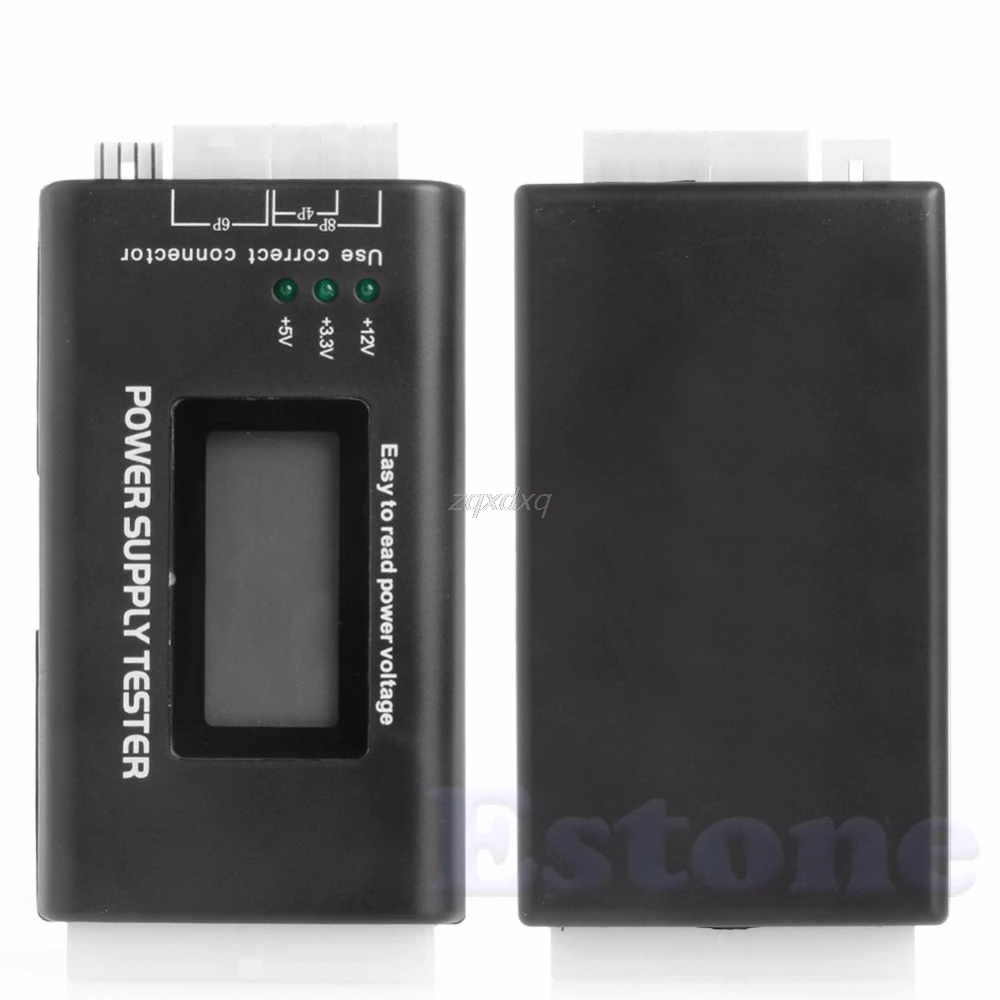 ЖК-ПК компьютер 20/24 Pin 4 PSU ATX BTX ITX SATA HDD Тестер питания оптовая продажа и Прямая
