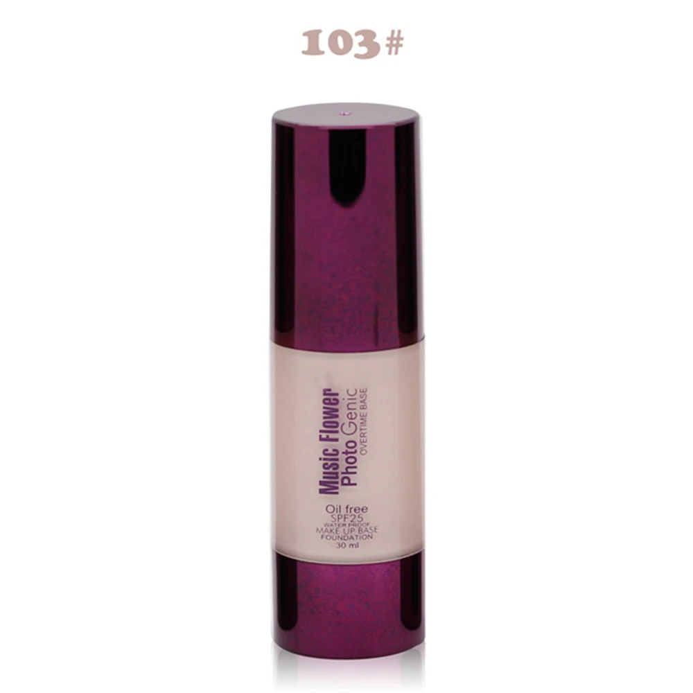 103 6 цветов Жидкий тональный крем, маскирующий Жидкий корректор Make Up Base телесного цвета Макияж Уход за кожей лица Косметика/основа Увлажняющая для лица-основа для TSLM1 - Цвет: 103