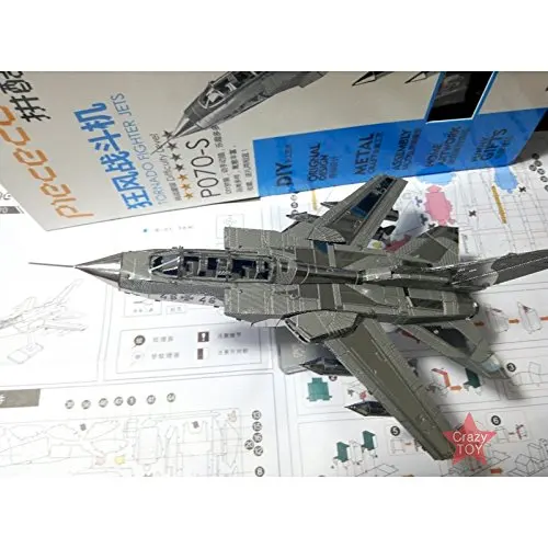 Металлический 3D пазл Piececool Торнадо модель истребителя модели боевого самолета