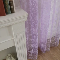 curtains for kitchen window treatment butterfly cuurtain tulle curtains for living room organza curtains for bedroom 1pc
