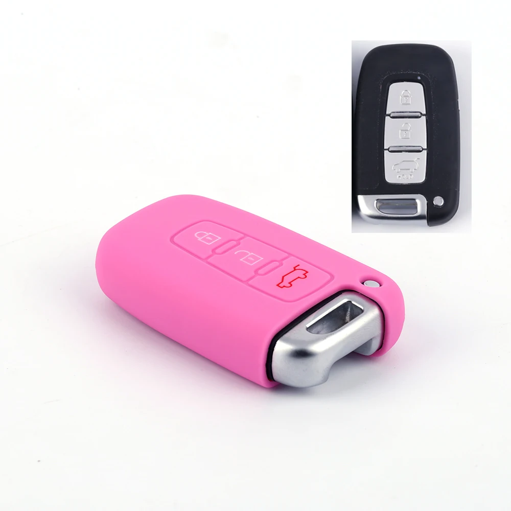 RYHX Cheap Price Smart 3 Buttons Remote Control Car Key Case Cover Dustproof Silicone Rubber Shell For Promotions | Автомобили и