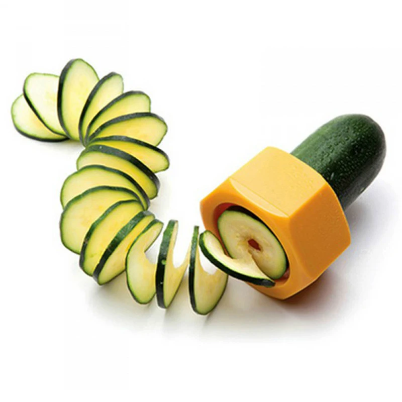Креативные кухонные аксессуары нож для овощерезки гаджеты винт огурец слайсер
