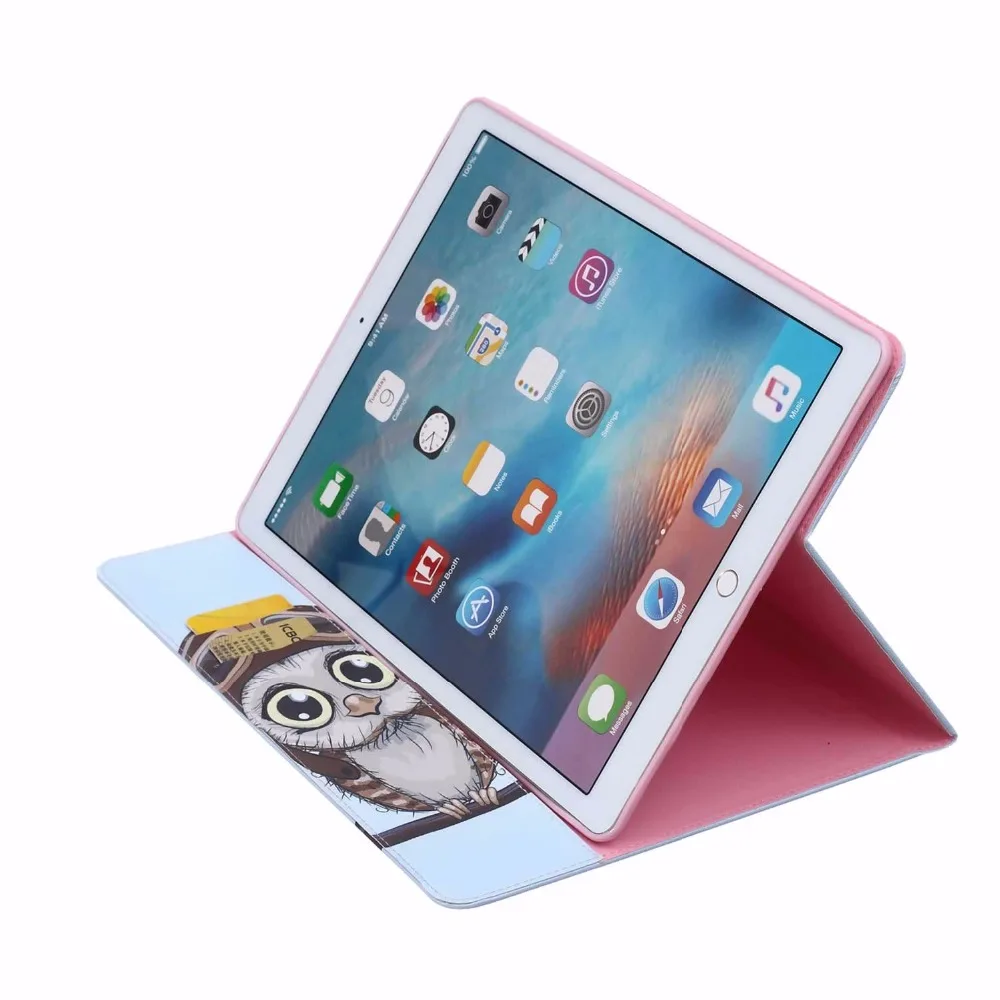 Чехол для iPad Pro 9 7 дюйма от garunk с рисунком милой совы кожаный защитный чехол