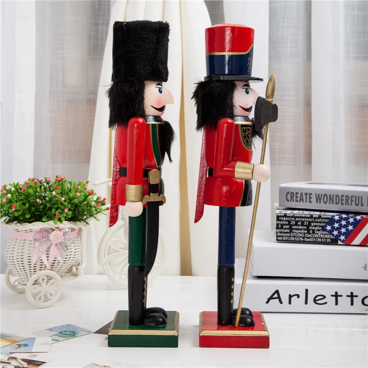 Новый Рождественский праздничный гайковёр 38 см в высоту топор солдат винтажный