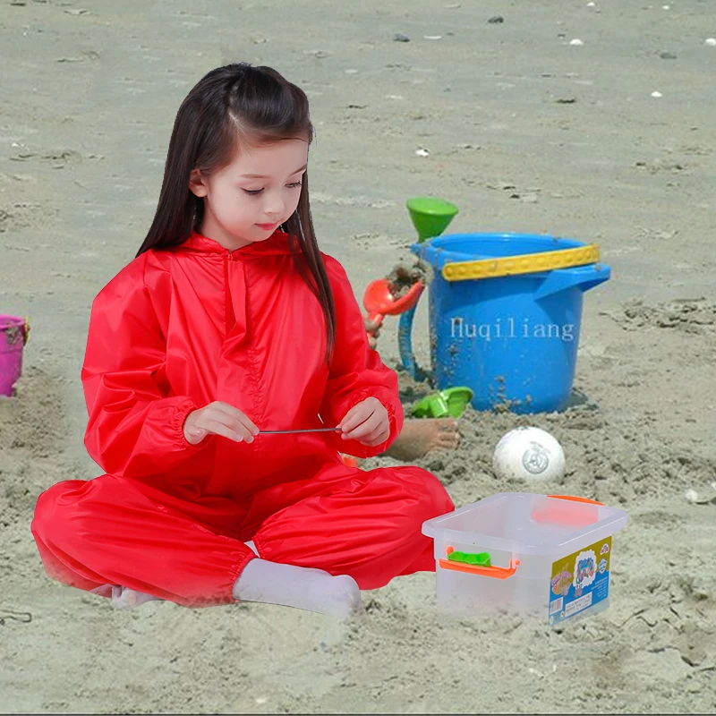 Плащ дождевик для мальчиков и девочек одежда дождливой погоды с изображением