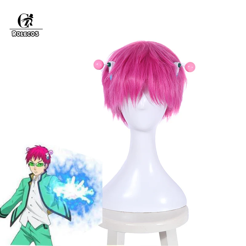 Аниме ROLECOS катастрофическая жизнь сайки К. 2 Cosplay Saiki Kusuo Косплей 35 см короткие