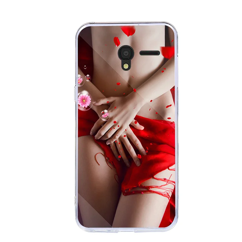 Силиконовый чехол для Alcatel OneTouch Pixi 3 4G 5017D 5019D One Touch pixi3 OT 5017X/5017A/5017E 5019 задней панели