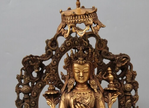 002680 16 &quot тибет тибетский буддизм бронзовый позолотьте гостиная будды майтреи