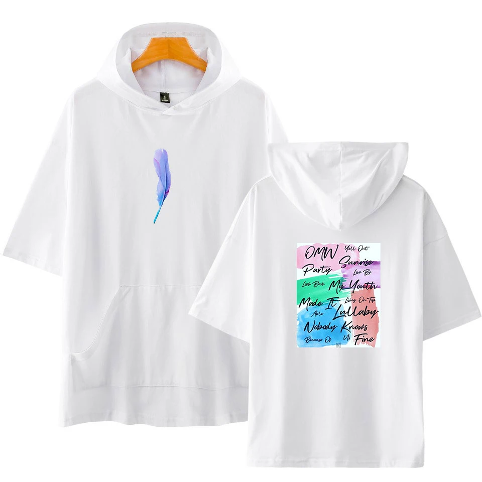 Aikooki женские толстовки GOT7 PRESENT YOU IASHION с коротким рукавом Harajuku поп мужские плюс