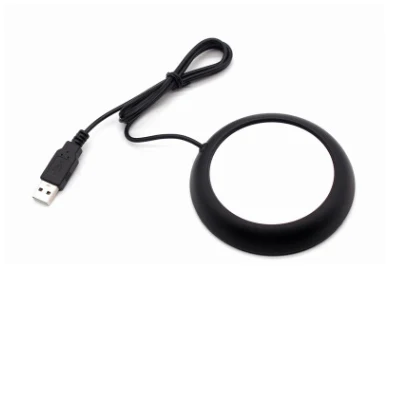 black Usb нагревательная подставка Новая креативная кофейная теплая чашка коврик кружка коврик чайник теплее кофейное устройство для подогрева чая теплее горшок теплее - Цвет: black