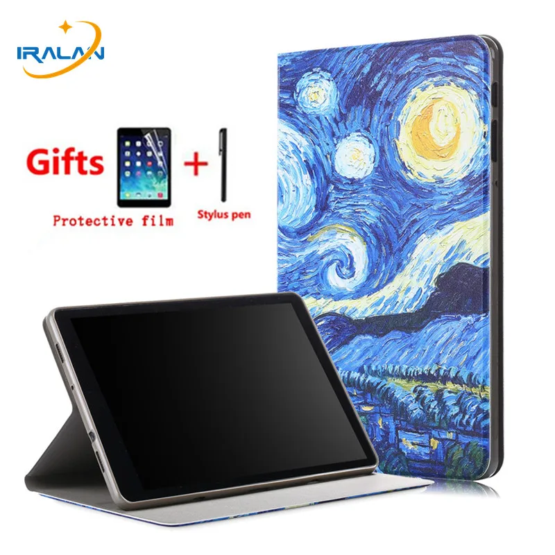 Тонкий окрашенный чехол из искусственной кожи для Samsung galaxy Tab A A2 10 5 2018 SM-T590 T595 T597