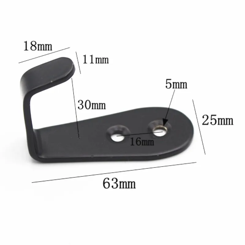 10 шт./лот крючки для полотенец из нержавеющей стали подвесные семейная вешалка