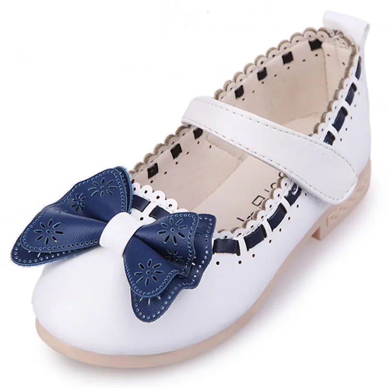 Новая обувь для детей сандалии девочек летние детские принцессы с бантом на