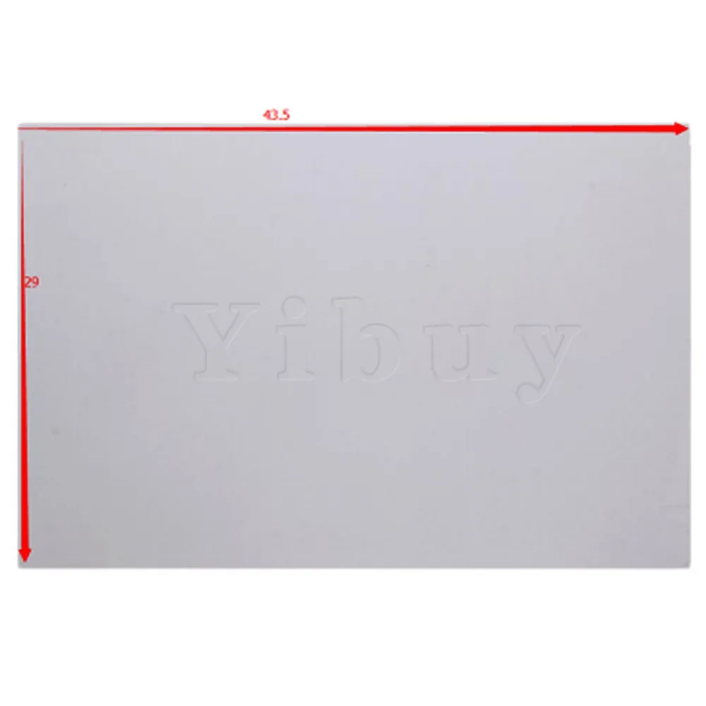 Yibuy 3 слойные пустые белые перламутровые пластины 29 см x 43 для гитары листы царапин