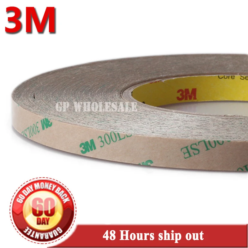 72mm width*55 meters long*0.17mm thickness, 3M 300LSE 9495LE Double Sided Coated Glue Adhesive Tape