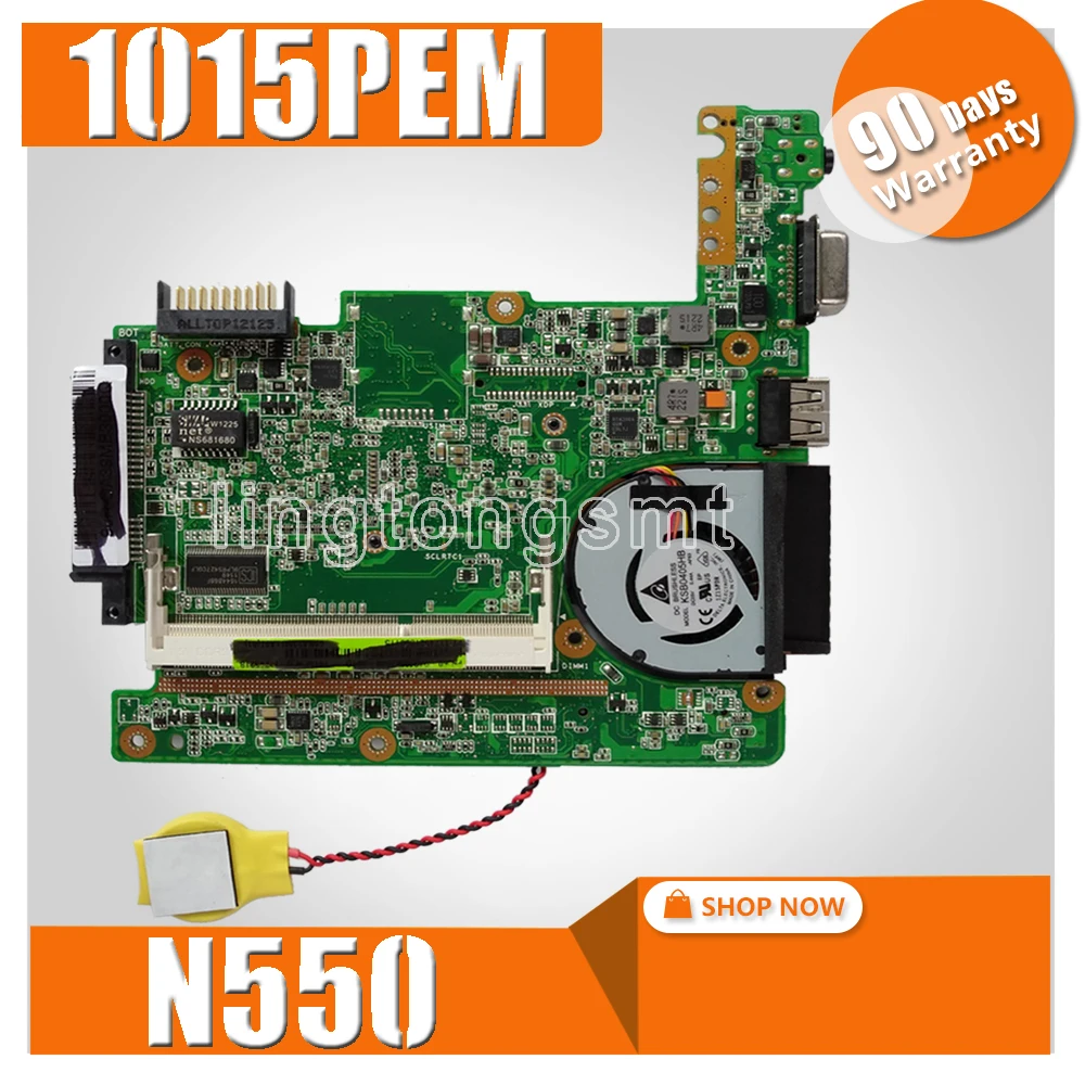 1015P для For Asus Eee PC 1015p материнская плата ноутбука с N550 cpu 1015PEM rev1.3G (BT3/USB2.0)
