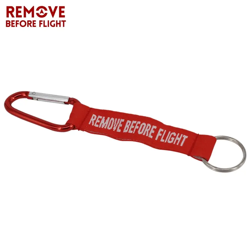 Remove Before Flight цепочка для ключей красный брелок тканый письмо брелок ювелирные изделия Авиации Теги OEM брелки ярлык безопасности 3 шт./лот