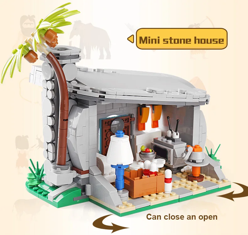 51001 Flintstones коллекционные игрушки с 21316 моделями строительные блоки кирпичи развивающие игрушки рождественские подарки