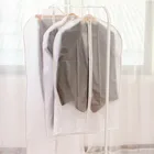 60x100 см моющаяся прозрачная Пыленепроницаемая сумка для одежды, сумки для костюма, чехол для хранения одежды, защитная сумка на молнии