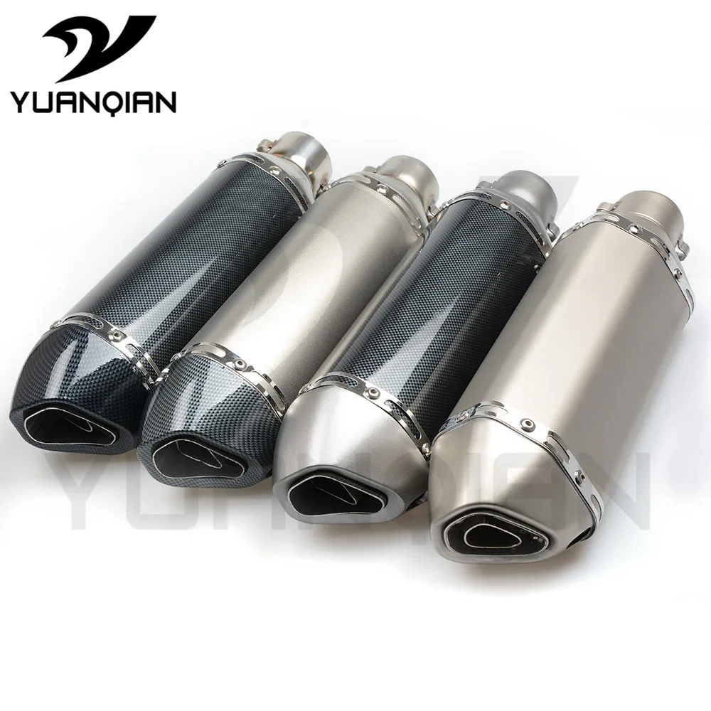 Universal Stainless steel motorcycle exhaust pipe muffler inlet 51mm FOR KAWASAKI Z250 Z750 Z800 Z1000 ZR800 ZRX1200 | Автомобили и