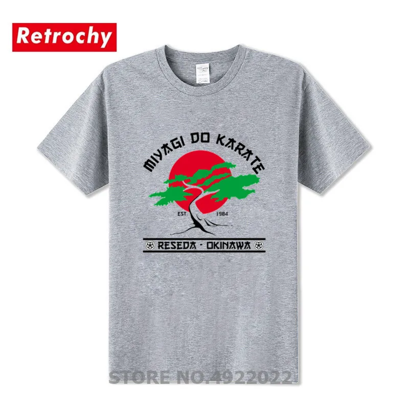 Miyagi Do футболка для карате Кобра Kai мужчин каратэ детская крутая черная Mamba модная